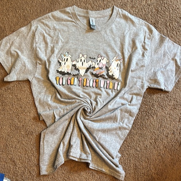 Ghost Graphic Tee You Can’t Ghost With Us - Picture 2 of 6